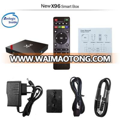 X96 and x96 mini smart tv box amlogic s905X 1G+8G 4k  android 6.0 tv box